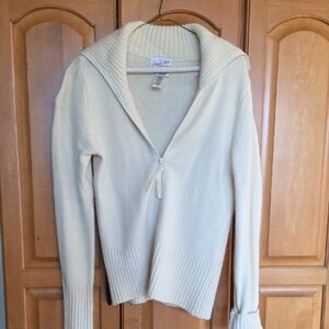 Old Navy Cream Turtleneck Sweater